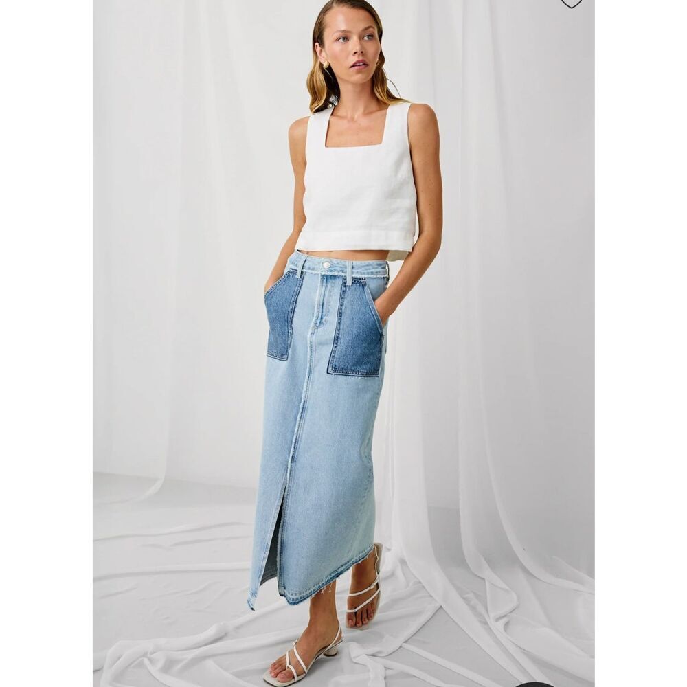 NWOT Rails Calabasas Skirt Tattered Patchwork Size 29 *Sold Out*
